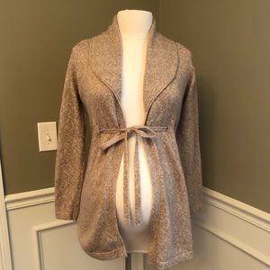 Motherhood Maternity Tie Front Sweater
